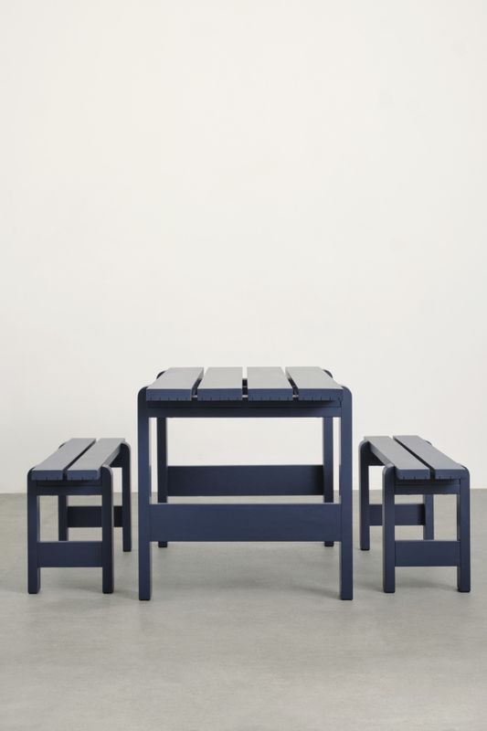HAY Weekday Table, 230 x 83 Blue Spisebord, Utebord