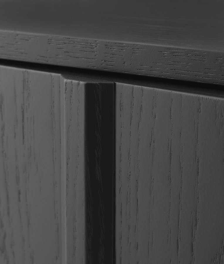Normann Copenhagen Rib Sideboard Skjenk, Soft Black Svart