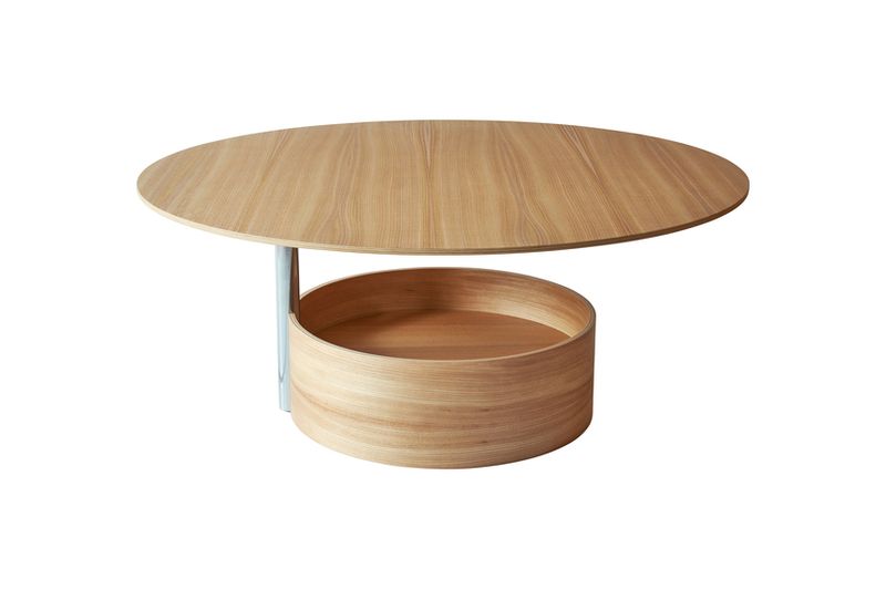 Maze Parasol L coffee table natural oak, Eik Stuebord Salongbord