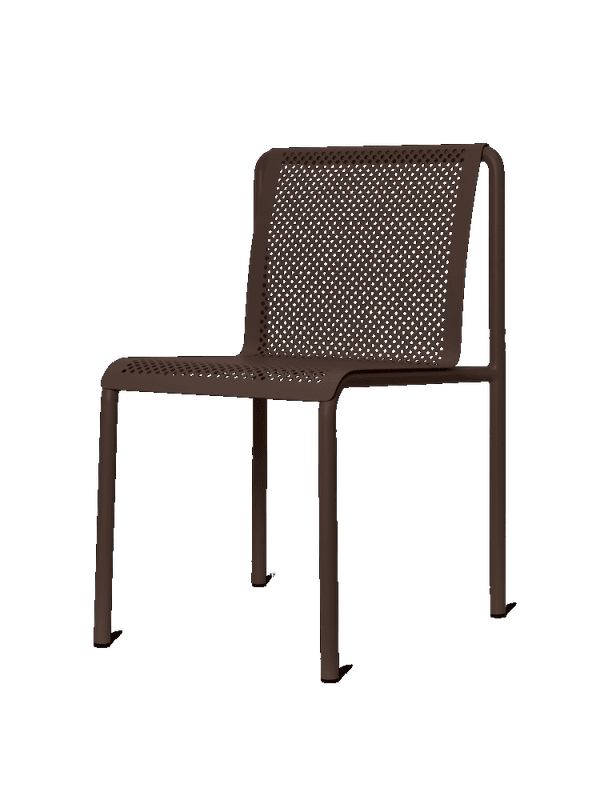 Ferm Living Dapple Chair - Dark Chocolate Utestol Spisestol
