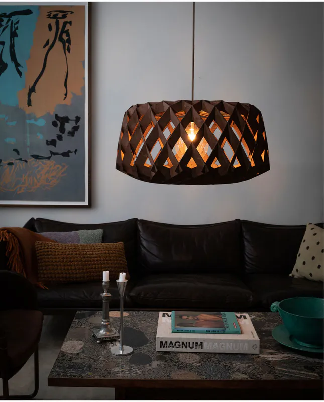Pilke Signature 60 pendant Lamp Brown, Brun Taklampe Pendel