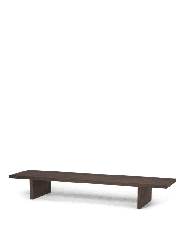 Ferm Living Kona Display Table - Dark Stained oak Brun Eik Stuebord salongbord