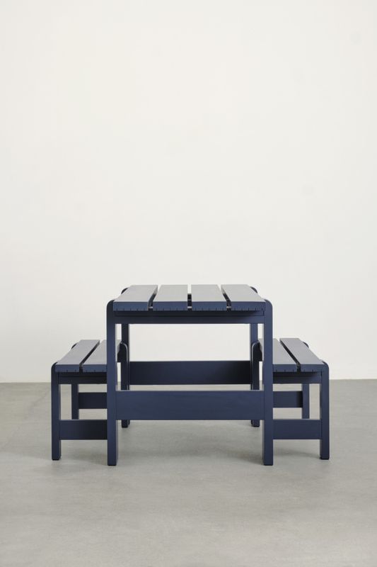 HAY Weekday Table, 180 x 66 Blue Spisebord, Utebord