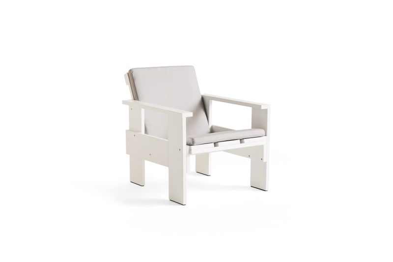 HAY Crate Folding Cushion Lounge Chair, Sky grey Grå Foldet Pute