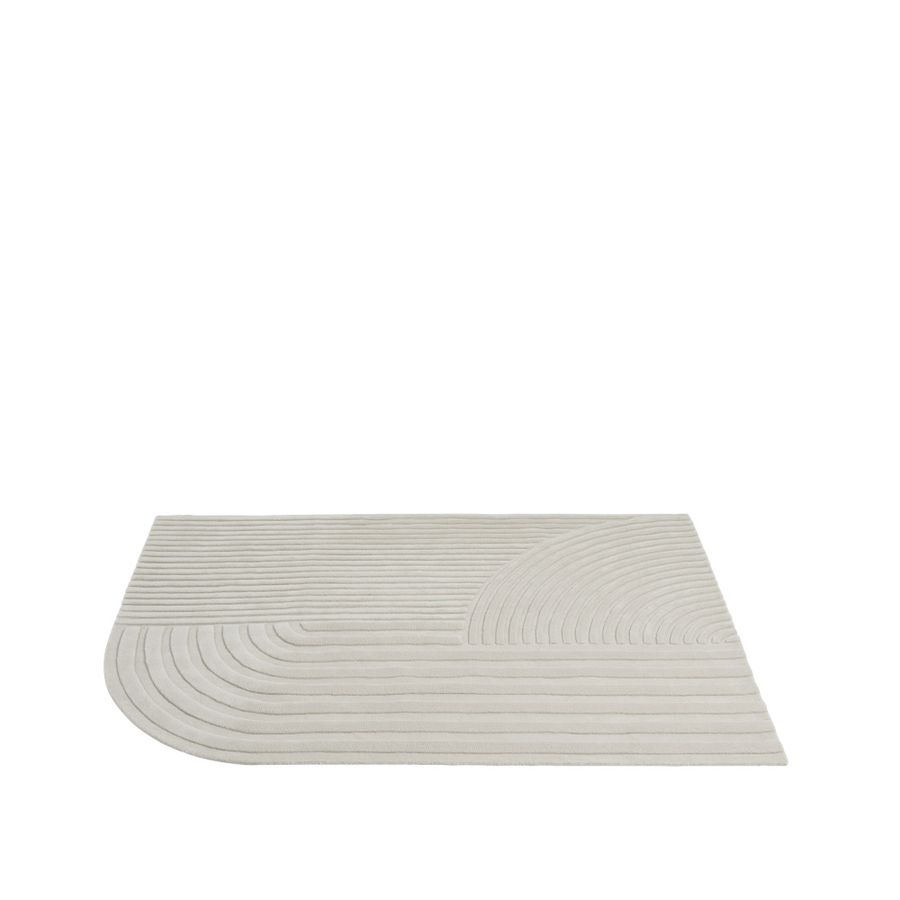 Muuto Relevo Rug 170 x 240 Off White teppe
