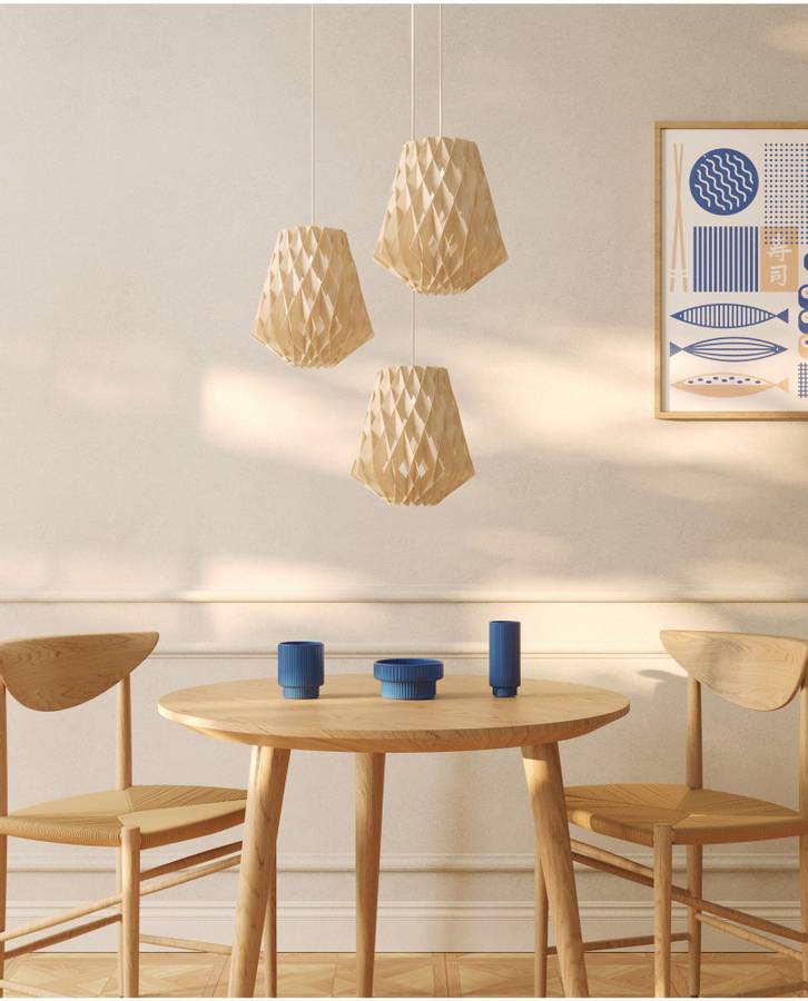 Pilke Signature 28 pendant Lamp Birch, Bjørk Taklampe Pendel