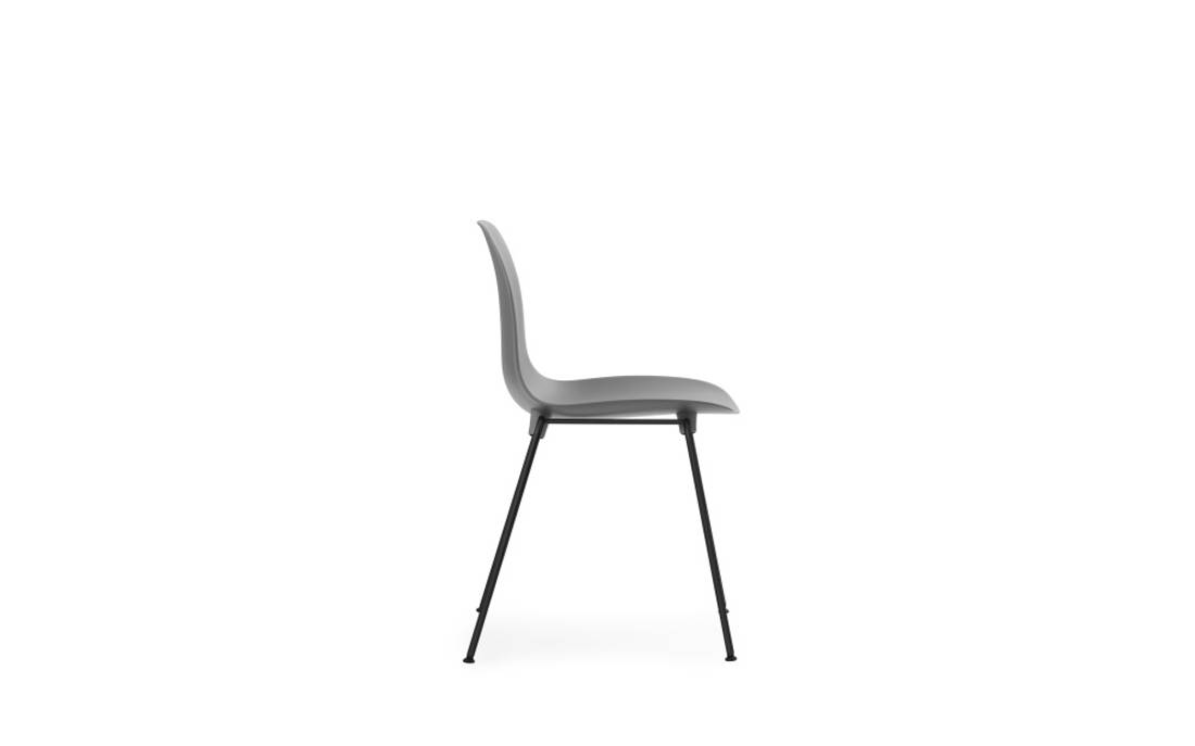 Normann Copenhagen Form Chair Stacking Steel Grey Black Stol