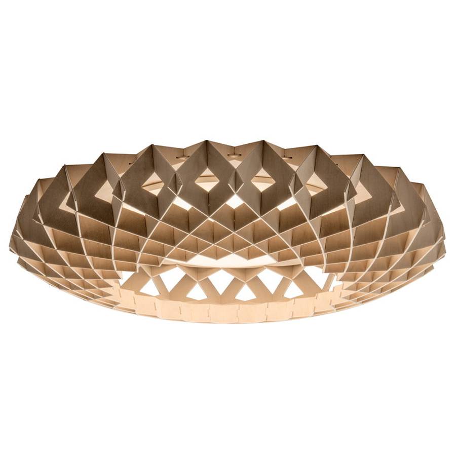 Pilke Signature 65 plafond birch, Bjørk Taklampe Vegglampe