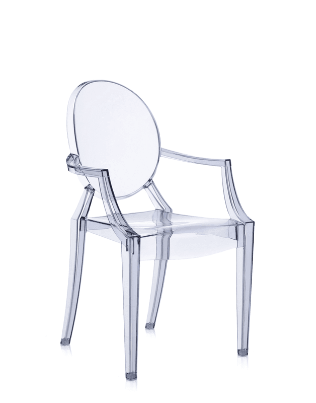 Kartell Louis Ghost dining Chair Ice Blue, Spisestol Blå