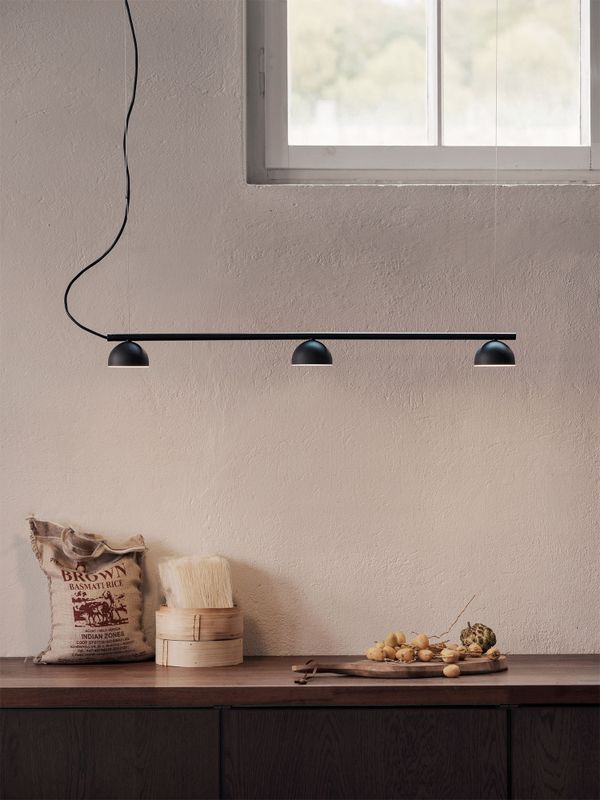 Northern Blush Rail 3 Pendant Lamp 90 cm Black Matt,  Taklampe