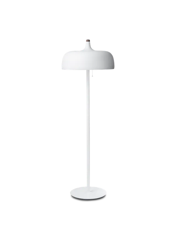 Northern Acorn Floor Lamp White, Hvit Gulvlampe