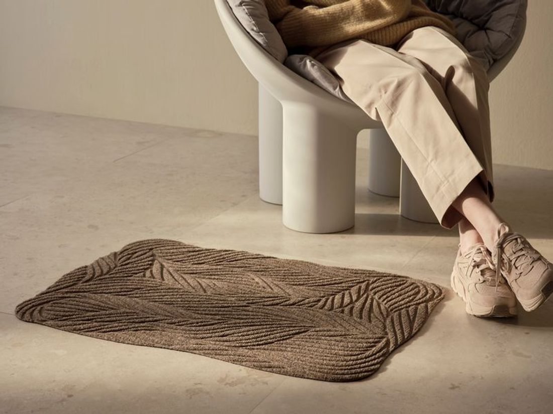 HEYMAT 60 x 85 Twine Beige Door Mat Dørmatte teppe