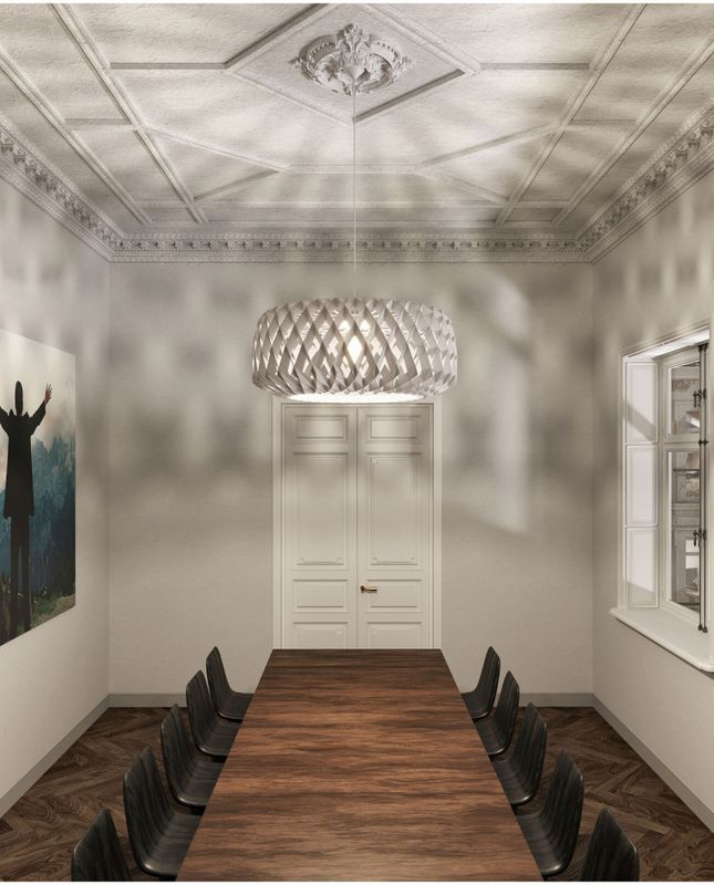 Pilke Signature 80 pendant Lamp White, Hvit Taklampe Pendel
