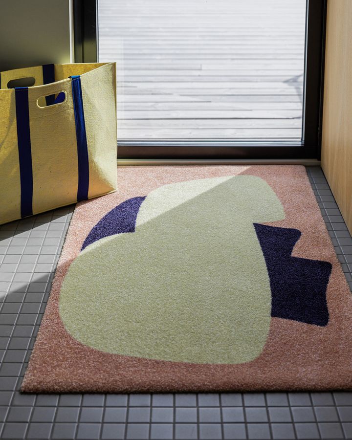 HEYMAT 81 x 122 X Sight Unseen Peach Door Mat Dørmatte teppe