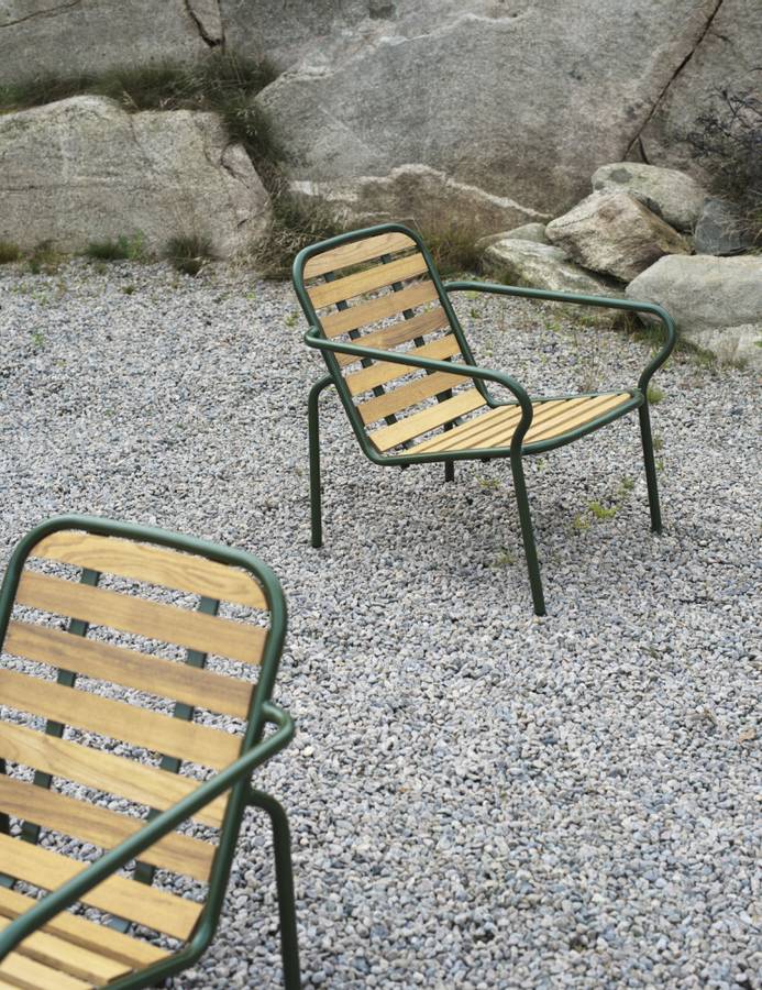 Normann Copenhagen Vig Lounge Chair Robinia Dark Green, Grønn