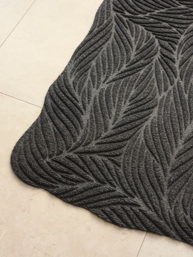 HEYMAT 60 x 85 Twine Grey Door Mat Dørmatte teppe