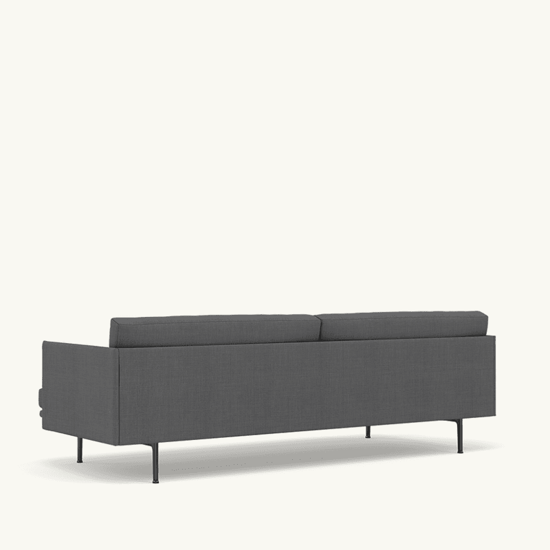 MUUTO Outline Sofa 3 seter, Remix 163 Black Base