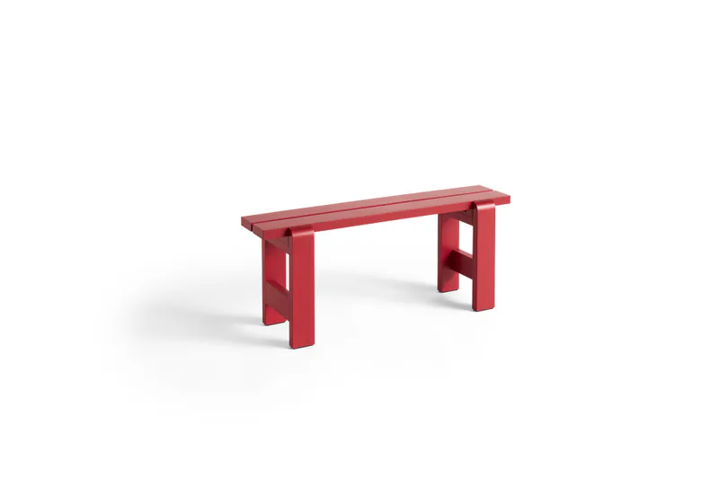 HAY Weekday Bench, 111 x 23 Wine Red Spisebenk, Utebenk Benk