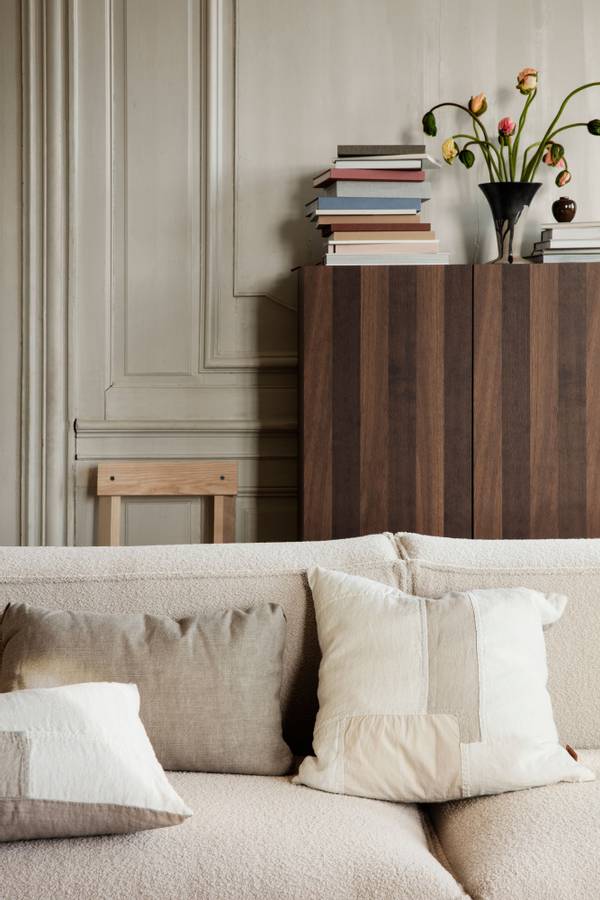 ferm Living Post Storage Cabinet Smoked oak, Eik Skap med dører