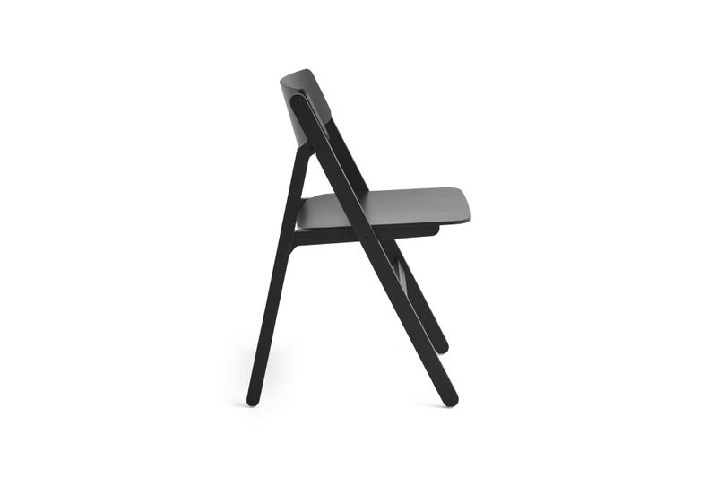 HAY Backflip Chair Anthracite semi-transparent lacquered beech spisestol stol bøk