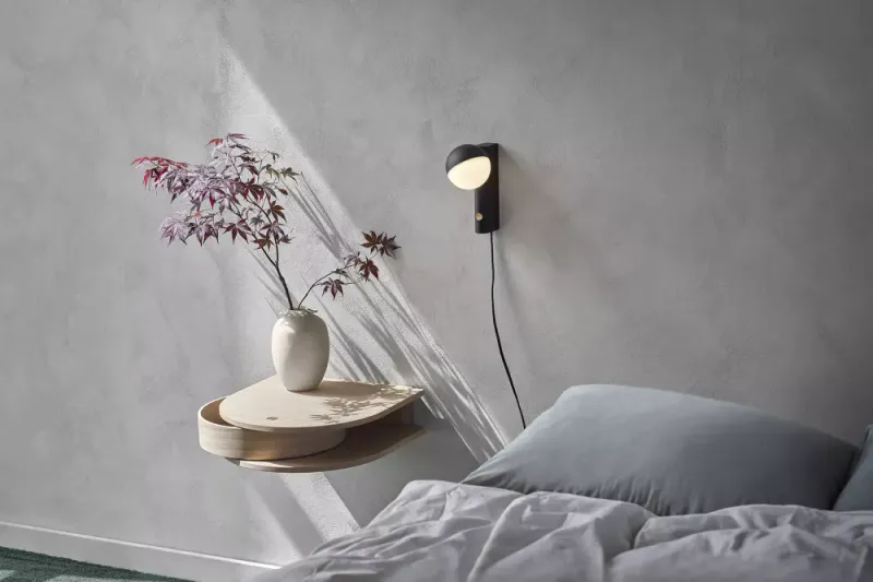 Northern Balancer Mini Wall Table Lamp Black , svart vegglampe