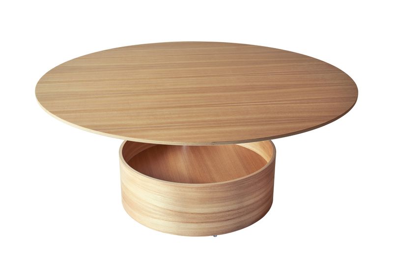 Maze Parasol L coffee table natural oak, Eik Stuebord Salongbord