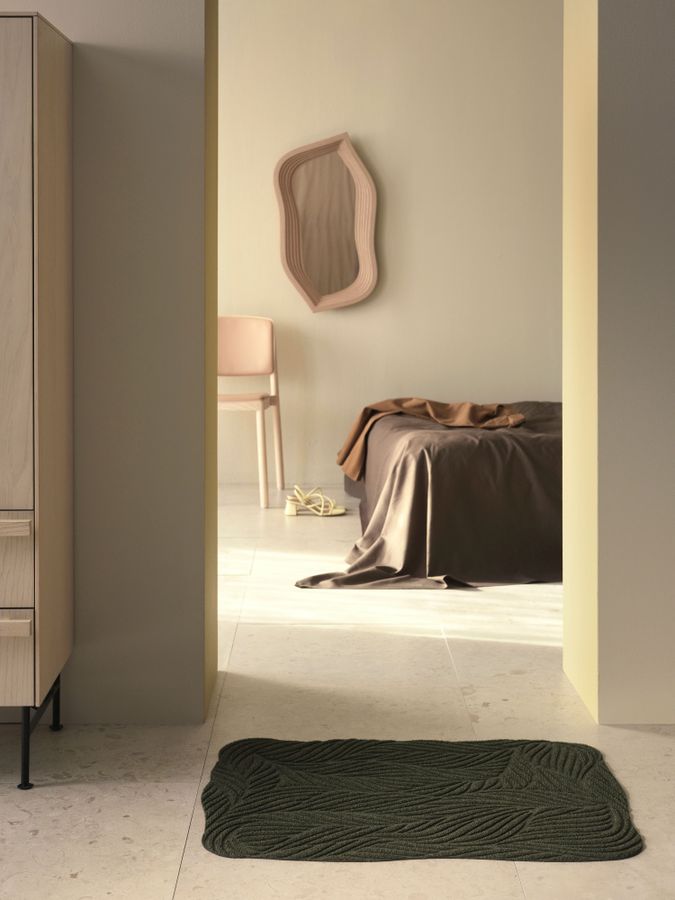 HEYMAT 60 x 85 Twine Green Door Mat Dørmatte teppe