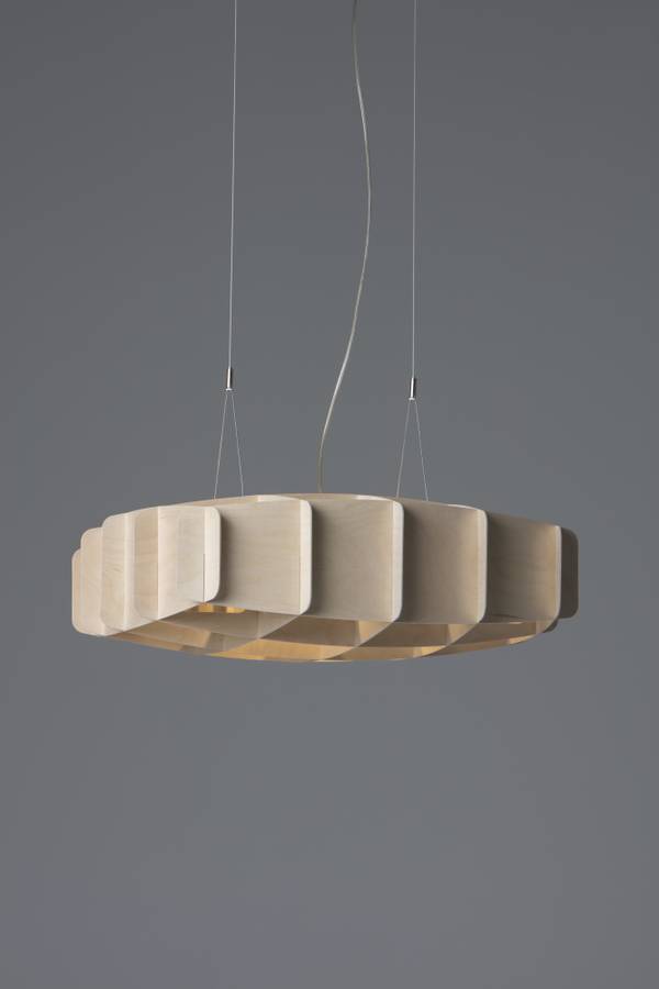 Pilke Ristikko 65 pendant Lamp Birch, Bjørk Taklampe Pendel