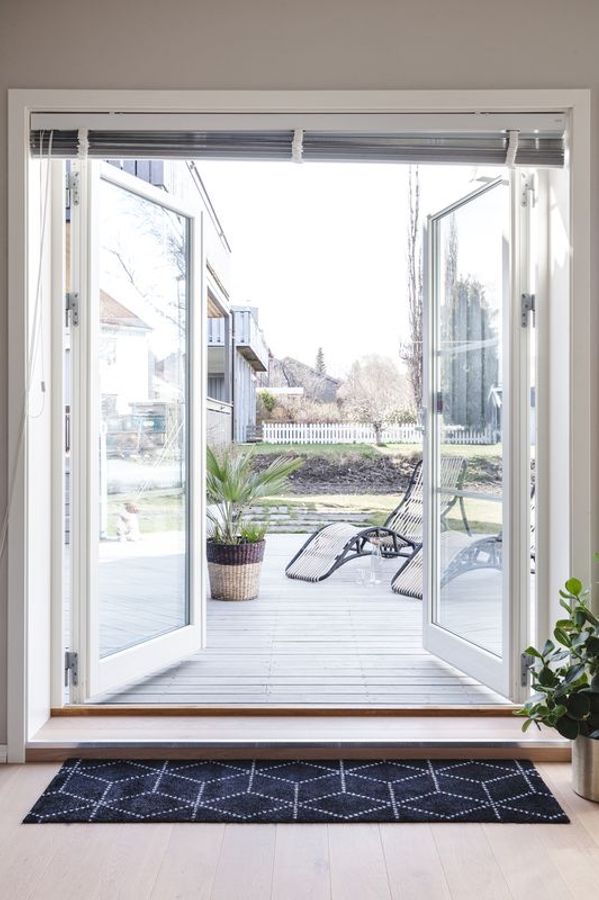 HEYMAT 45 x 100 Hagl Black Terrasse Terrassematte Teppe