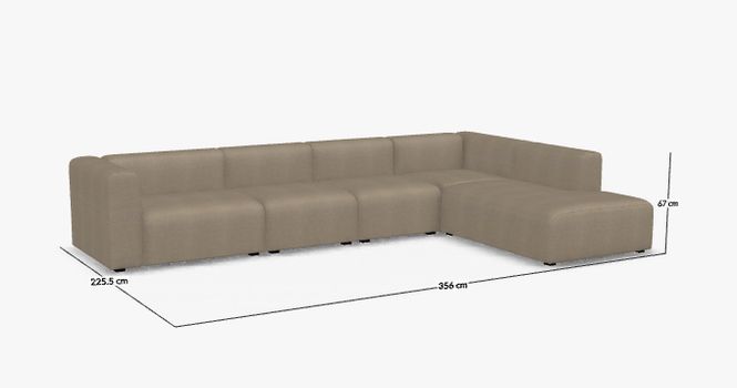 Hovedbilde HAY Mags Sofa 5 moduler ...