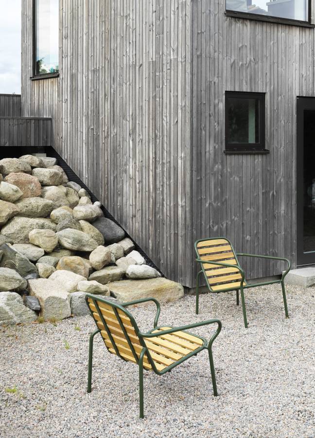 Normann Copenhagen Vig Lounge Chair Robinia Dark Green, Grønn