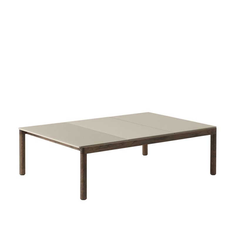 Muuto Couple 3 TILE 120 x 84 x 35 coffee table Sand Dark Oak