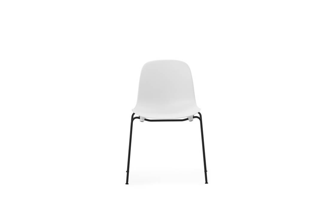 Normann Copenhagen Form Chair Stacking Steel White Black Stol