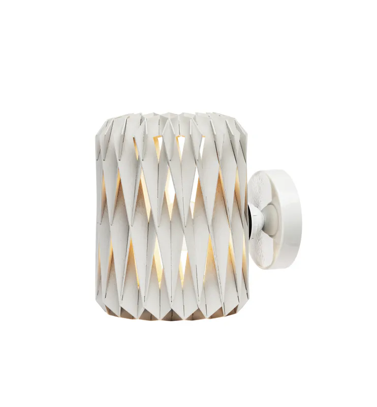 Pilke Signature 18 Wall Lamp White, Hvit Vegglampe Nattbordlampe