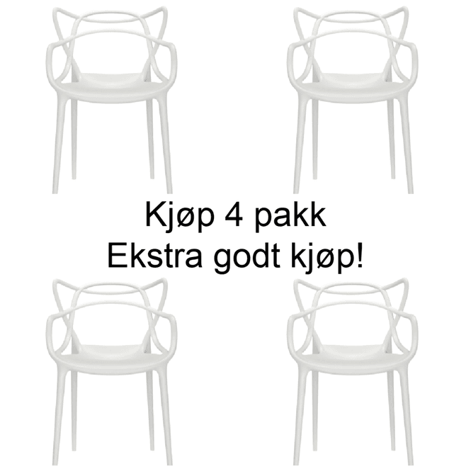 Hovedbilde 4 stk - Kartell Masters ...