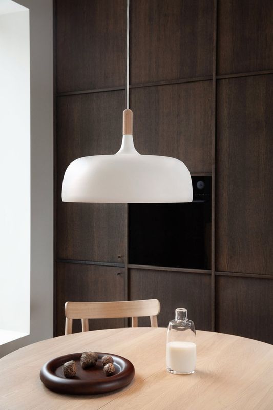 Northern Acorn Pendant Lamp White Matt, Hvit Taklampe