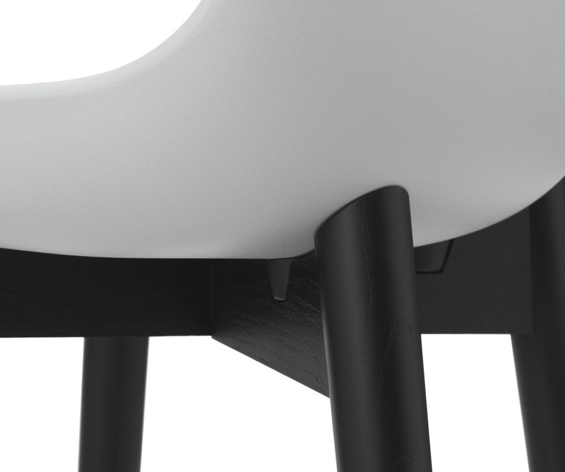 Normann Copenhagen Hyg Chair Black Oak Grey, spisestol stol