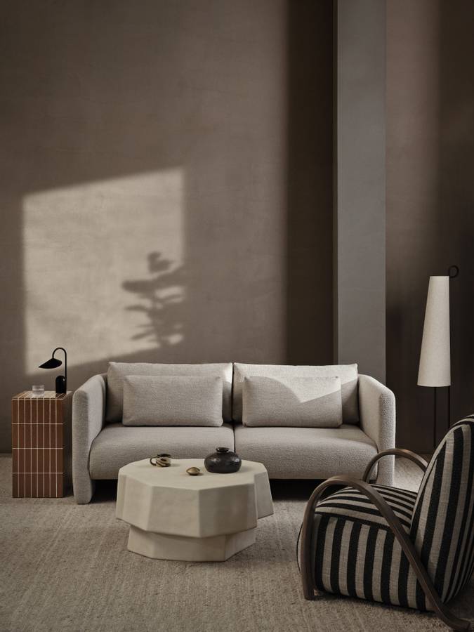 Ferm Living Staffa Coffe Table Ø 84 Ivory Salongbord utebord