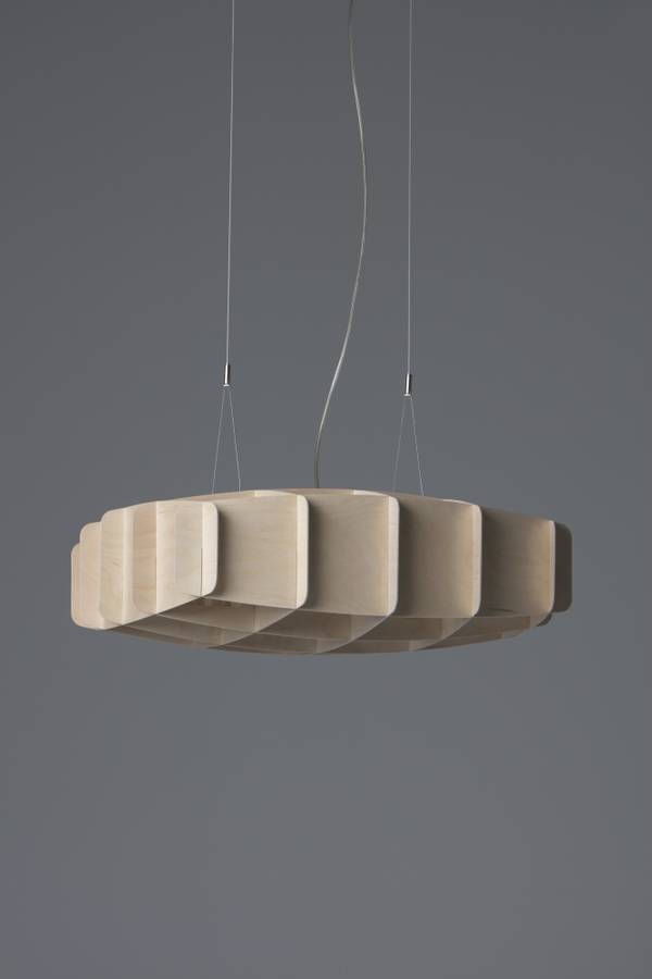 Pilke Ristikko 65 pendant Lamp Birch, Bjørk Taklampe Pendel