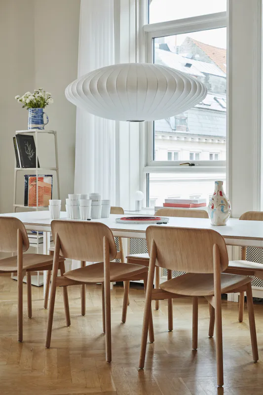 Hay Nelson Saucer Bubble Large Ø 88 - Herman Miller - Off white Taklampe