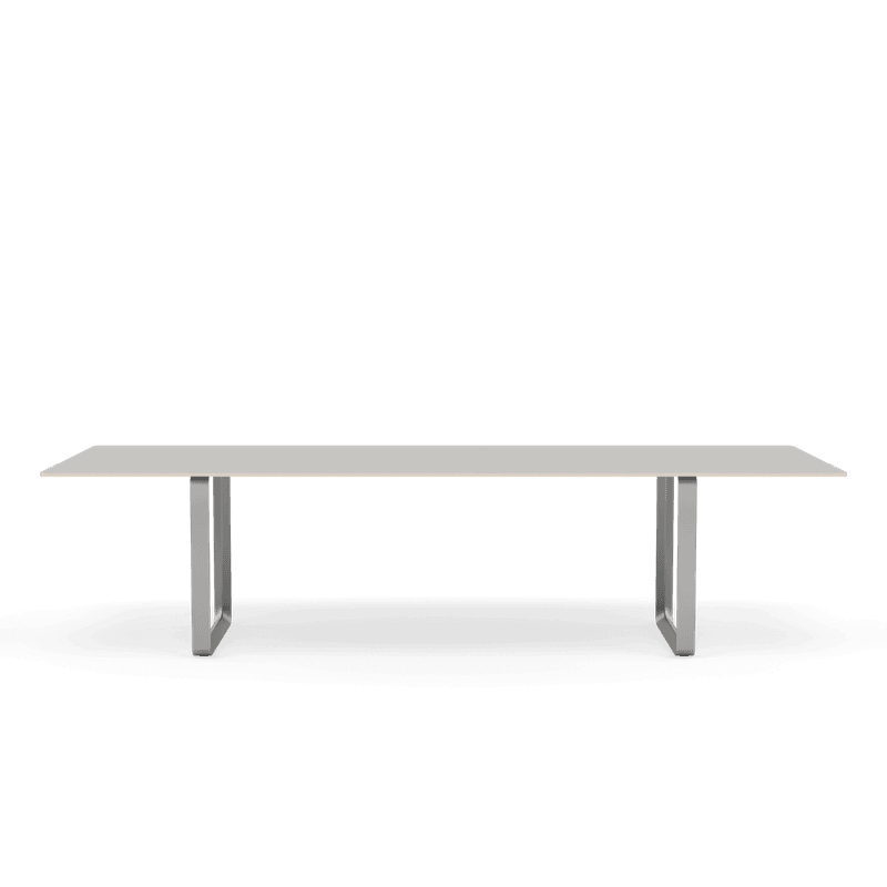Muuto 70/70 table 295 cm Spisebord, Grey Base, Grå ben