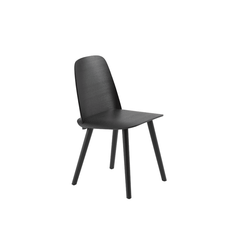 Muuto Nerd Chair Oak Eik Spisestol Stol