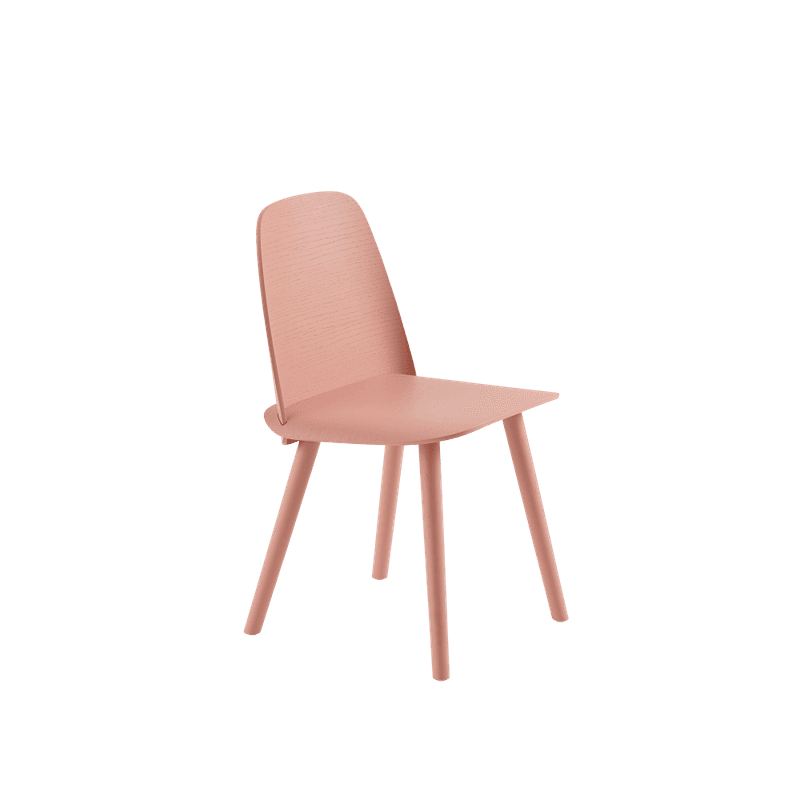 Muuto Nerd Chair Oak Eik Spisestol Stol