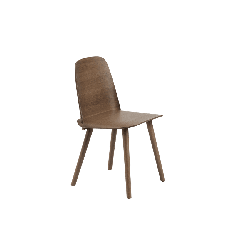 Muuto Nerd Chair Oak Eik Spisestol Stol