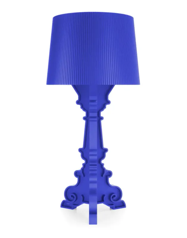 Kartell Bourgie Lampe, Blå bordlampe