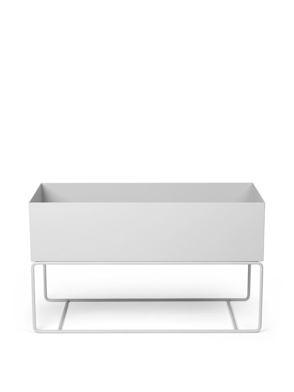 Ferm Living Plant Box Large Light Grey, Lys grå Plantekasse