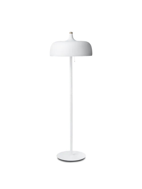 Northern Acorn Floor Lamp White, Hvit Gulvlampe