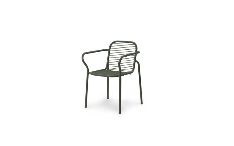 Normann Copenhagen Vig Armchair Dark Green, Grønn Utestol Stol